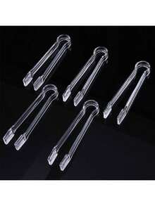 2/5pcs 6.3 Inch Reusable Mini Appetizer Tongs, Easy Grip Multi-Function Food Clips, Home Kitchen Ice Cube Salad BBQ Buffet Tongs, Dorm Travel Office Desk Coffee Bar Water Bottle Accessory Small Clips, Wedding Party Christmas Gift Back To School Home Decor Must-Have, Kitchen Essential Cookware Wedding Banquet Tableware Accessories - View 7