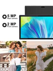 Coopers 10.1英寸安卓平板电脑（带保护套），RK3562四核处理器，8GB（3+5）内存，32GB存储，10.1英寸平板电脑，FHD IPS触摸屏，2MP前置摄像头，5MP后置摄像头，Type-C接口，平板电脑重力感应器，6000mAh大容量电池（不含充电器） - 灰色 - 查看 9