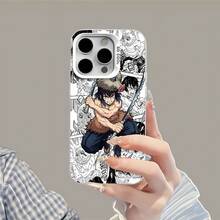 Funda para móvil con diseño de máscara de jabalí inspirada en el anime. Compatible con fundas para móviles , Apple, VIVO, OPPO, , Transsion, ,  y Honor. Fabricada en TPU, ofrece protección contra golpes y caídas. Un regalo ideal para familiares y amigos. - Blanco - Ver 5