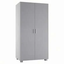 Kids 2-Door Wardrobe - White - View 3