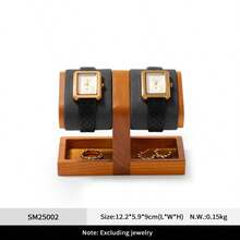 Oirlv Double Luxury Watch Display Stands Wooden Jewelry Organizer Bracelet Watch Organizer Rack Windows Watch Display Props - Watch Stand - View 9