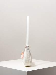 Bolso de Hombro/Axila para Mujer, Casual, Minimalista, Espacioso, Ligero y Versátil - Beis - Ver 6