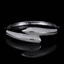 1pc Fashionable Versatile Cubic Zirconia Inlaid Women's Bracelet, Suitable For Daily Commute And Party Wear - S61136 - View 6