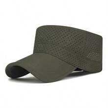 New Breathable Quick-Dry Flat Top Cap, Unisex Outdoor Sun Protection Hat, Casual Versatile Baseball Cap - A - View 15