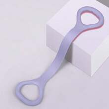 1/2/3pcs 8-Shaped Stretch Strap, Women Back Training Yoga Stretch Band, Thick Silicone Elastic Rope For Back - Pink - View 7