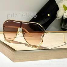 Pedido de Exportación: Gafas de Sol Retro de Marco para Hombres y Mujeres, Gafas de Sol Cuadradas con Protección, Recomendación de Moda. - Verde degradado (con recuadro) - Ver 2