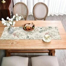 1 tấm khăn trải bàn phong cách Bắc Âu, họa tiết lá và hoa, phù hợp cho mọi mùa. Có thể dùng trên bàn ăn, bàn cà phê, tủ đựng đồ, kệ tivi, bàn trang điểm, bàn đầu giường, cũng như trong các dịp cưới hỏi, tiệc trà chiều, tiệc sinh nhật, họp mặt gia đình và nhiều sự kiện khác. - Nhiều màu - Xem 8