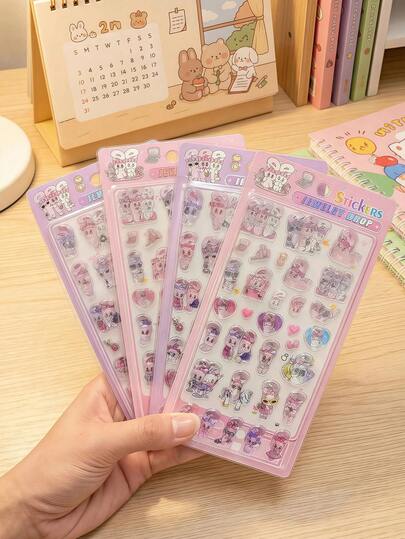 1 miếng dán 3D nổi, hình dán dễ thương sản xuất tại Nhật Bản, thích hợp để trang trí mũ bảo hiểm, xe hơi, tiệc tùng, đồ tự làm, máy tính xách tay, thời trang, v.v. Kèm theo tấm lót ngẫu nhiên.