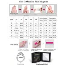 Nhẫn hình trái tim bằng bạc S925 đính đá sapphire hồng và cubic zirconia, nhẫn đính hôn/cưới lãng mạn, quà tặng trang sức kèm hộp quà. - Nhẫn hứa hẹn tình yêu - Xem 12