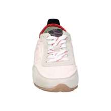 Sparwoman SHOEWEAR | Women's Shoewear Sneakers – Beige Sport Shoes With Gray And Red Details – Lace-Up Sneakers – Stylish – Comfortable And Versatile – Easy To Match – Fashionable – Model 26E002 - Beige - View 3