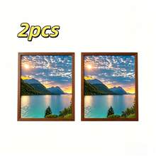 2件/組相框牆面裝飾套組，精緻紋理，適用於客廳/辦公室/臥室，A3/A4/30*40CM尺寸，海報框，文件框，極簡風格，多功能裝飾，適用於牆面和桌面，走廊，藝術展覽 - 2pcs - 查看 15
