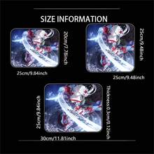 Esports Pro Glass Mouse Pad, Micro Etch Texture, Smooth & Controlled, Fast Reflex For FPS, Waterproof Anti-Sweat, Non-Slip Rubber Base, Long Life, Ideal For PC Gaming Setup - Thickness: 0.3cm/0.12inch - View 6