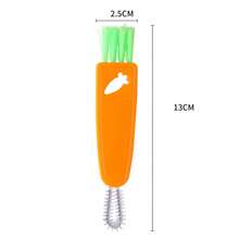 Cọ rửa bình sữa hình củ cà rốt 3 trong 1, cọ vệ sinh đa năng dùng cho bình sữa, cốc và các kẽ hở. - Nhiều màu - Xem 8