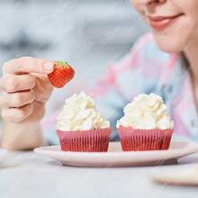 Red Cupcake Liners For Baking, 500 Pcs Standard - View 8