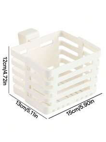 1pc Expandable Hanging Storage Basket, Multifunctional Storage Box Without Drilling, Suitable For Cabinet Drawers, Desktops, Kitchen, Bathroom And Office - Multicolor - View 10