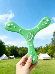 1pc Large 3-Leaf Boomerang - Professional Outdoor High-Grade Soft Returning - Triangle Design To Train Hand-Eye Coordination - Portable Outdoor Sports - EVA Material Soft - Summer Beach For & Youth - Multicolor - View 4