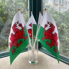 A Set Of United Kingdom, Great Britain And Northern Ireland Handheld Flags, A Set United Kingdom/England/Scotland/Wales/Northern Ireland Handheld Flags, Made Of Polyester, Perfect For Party And Festival Celebrations - A - View 10