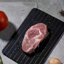 Aluminum Quick-Defrost Tray - An Essential Kitchen Gadget For Quickly Defrosting Meat/Fruit | Perfect For Christmas, Halloween, Easter, And Preparations. - View 7