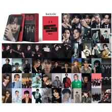 55張 K-POP BT5 ARIRANG/SWIM 專輯全息卡片套組，包含 V 及其他成員，粉絲支持周邊商品，高品質虹彩全息薄膜製成，在不同光線下呈現不同色彩 - 彩色 - 查看 4