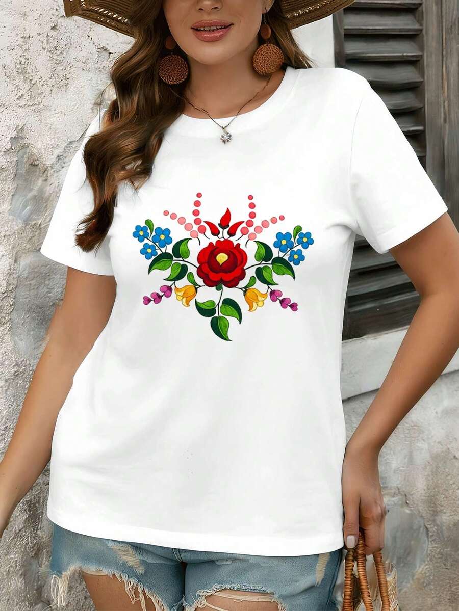Women T-Shirts - White - View 1