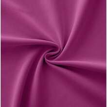 1 Piece Thermal Blackout Curtain 135x225 Cm, Total Light And UV Ray Blocking, Noise And Temperature Insulation, Ideal For Bedroom, Living Room Or TV Room - 玫紅色 - 查看 2