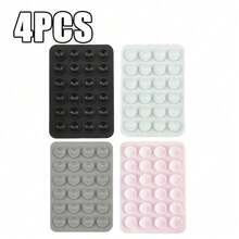 4pcs Silicone Phone Suction Cup Holder, Light Pink + Light Purple, Silicone Phone Stand, Compatible With All Phone Models, Easy To Install, Battery-Free, 4pcs/Pack, Gift For Friends/Ideal Holiday Gift, Halloween Gift, Christmas Gift - Multicolor - View 13