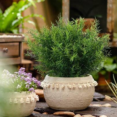 2PCS UV Resistant Artificial Boxwood Shrub - Perfect For Indoor/Outdoor Decoration, Wedding And Home Garden Decoration, Artificial Green Plants, Outdoor UV Resistant Fake Plants, Boxwood Shrubs And Grasses, Farmhouses, Home Gardens, Offices, Courtyards, Backyards