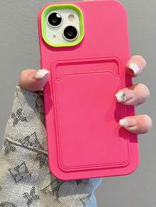 亲肤二合一卡槽，可拆卸，可放卡片，可放零钱，防摔、防汗、防指纹、耐磨、不褪色，兼容 17 Pro Max/17 Pro/17 Air/17/16 Pro Max/16 Plus/16/15 Pro Max/15 Pro/15/14 Pro Max/14 Pro/14/13/12/11 - 玫紅色 - 查看 2