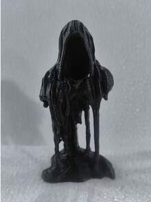 1 件独特的融化死神雕像 - 哥特式艺术塑料雕塑，适合家庭和办公室装饰，多功能室内/室外使用，非常适合万圣节和其他节日，无需电源，哥特式家居装饰 - 彩色 - 查看 14