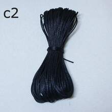 1pc/1set, 20m/Pc 1.5mm Wide Polyester DIY Jewelry Handmade Rope, Dyed Nylon Thread, Chinese Knot Rope, DIY Bracelet Necklace Rope, Shamballa Rope, Used For Gift Box Packaging, Bracelet Rope, Paper Roll Binding, Korean Thread, Gift Binding Rope, Beading Rope, Wedding Party Colorful Rope, Textile Colorful Rope, Hair Braid Decoration Rope, Seven-Color Rainbow Gift Line Rope, 10pcs/15pcs Pack, Gift Binding Rope, Tassel Making Rope, Jade Thread Fine Rope - Wire - View 7