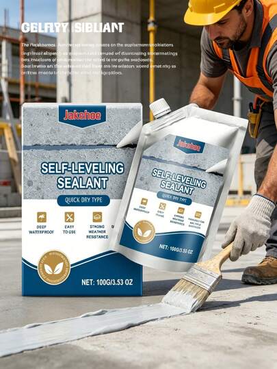Sellador multiusos impermeable para grietas, pegamento de sellado para azulejos, pisos, reparación de fugas, uso doméstico
