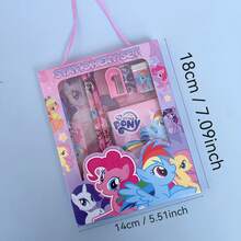Bộ văn phòng phẩm chủ đề My Little Pony gồm bút chì và sổ tay, thích hợp làm quà tặng nhân dịp tựu trường, sinh nhật hoặc lễ hội. - Nhiều màu - Xem 2