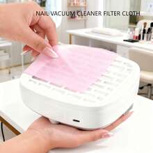 100pcs Round Nail Dust Filter Papers, Nail Dust Collection Cleaning Accessories - Multicolor - View 3