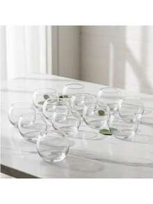 High-End Transparent Glass Candle Holder, Centerpiece Decor Suitable For Engagement Party, Bridal Shower, Dining Table Decoration And Romantic Dinner - White - View 16