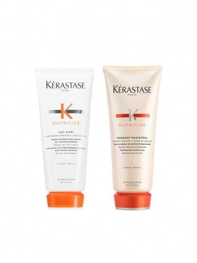 Kérastase [Bundle] Nutritive Lait Vital Conditioner 200 Ml + Fondant Magistral Conditioner 200 Ml