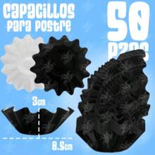 Cupcake Liners, Baking Utensils, Matte Black, 50 Pieces - View 2