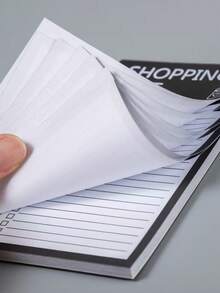 1pc Rectangular Magnetic Refrigerator Message Board, Minimalist & Personalized, Tear-Off & Writeable, Business Memo Notepad - Multicolor - View 4