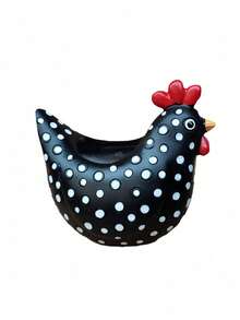 Exquisite Chicken Planters With Solid Base Weight To Stop Accidental Spills Unique Vase For Nature Lovers Scratch Proof Resin Rooster Sculpture Perfect Tea Table Porch Flower Pot Plant Pots Garden Stuff Home Room Decor Wedding Items Father Day Gift - One Size - View 14