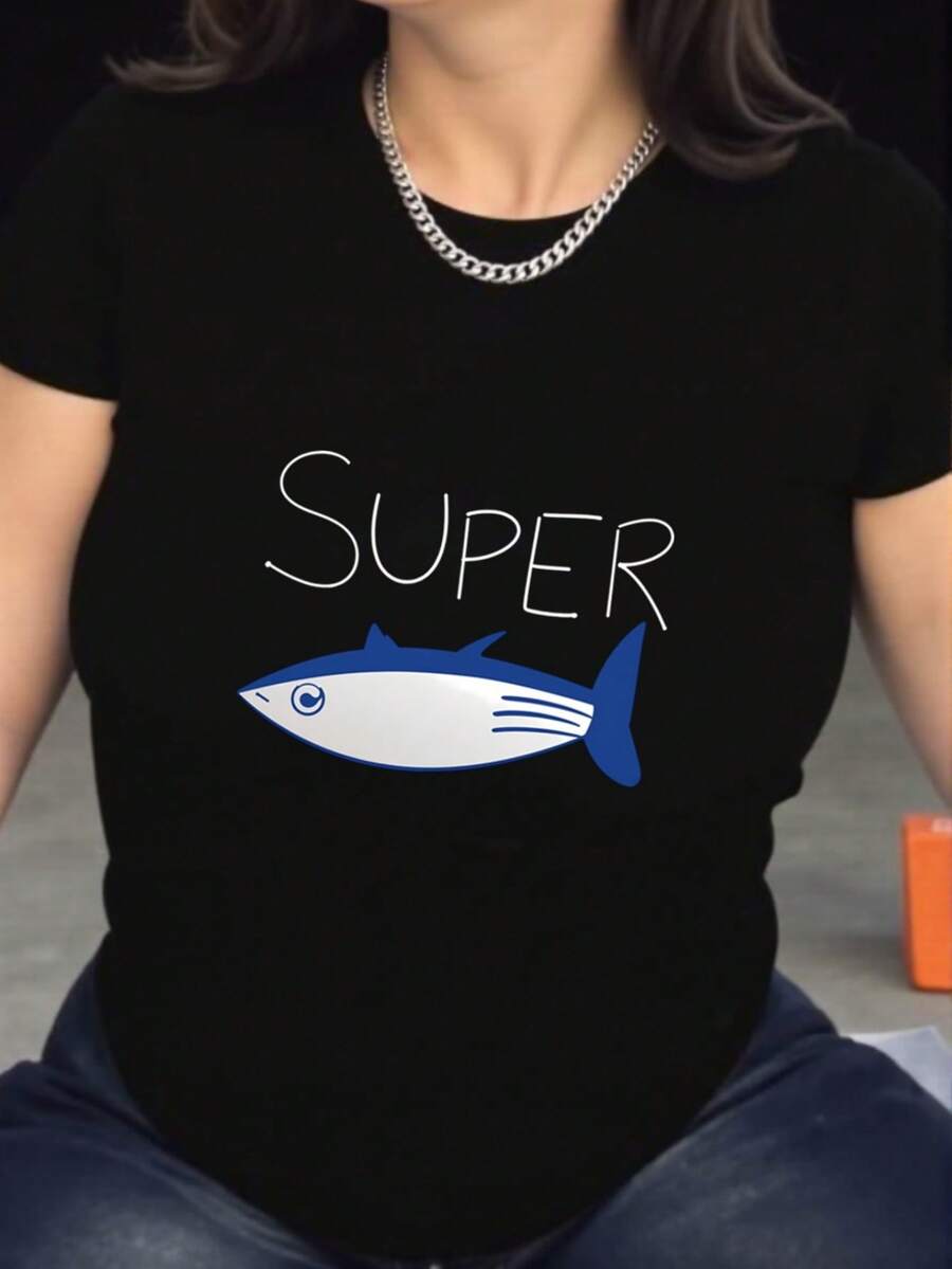 Women T-Shirts - Black - View 1