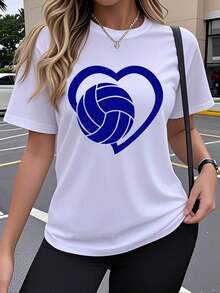 Dam-T-shirts - Vitt - Visa 1
