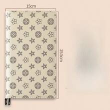 A6 Size Zipper Pouch Loose-Leaf Notebook Style Cash Storage Wallet, Fashion Printed Folding Card Holder Multi-Card Slot ID Card Case Large Capacity Card Wallet Coin Purse Document Organizer Folder File Folder - Multicolor - View 10
