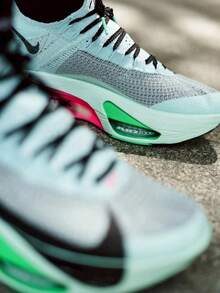 Nike Air Zoom Alphafly Next% 3 男款舒適百搭碳板低筒馬拉松競速跑步鞋藍綠色FD8311-400 - 藍綠色 - 查看 2