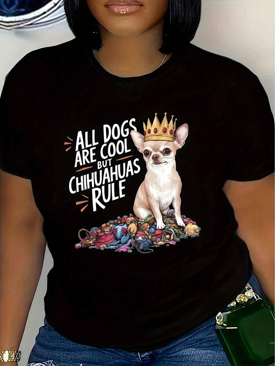 Women T-Shirts - Black - View 1