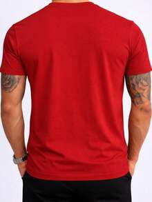 Peruvian Men's T-Shirt TheBOSS Premium Line Exclusive Limited Edition - Red - View 2