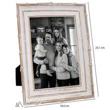 Wanderlust Fotohalter 13x18 weiß 18,4x2,2x23,1 cm (H) - Weiss - Übersicht 3