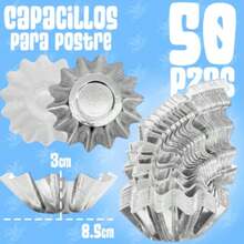Cupcake Liners, Silver Baking Utensils, 50 Pieces - View 2