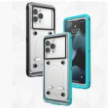 Sarung Ponsel Tahan Guncangan dan Air 6,9 Inci, Casing Ponsel Universal Tahan Air Layar Sentuh dengan Penyangga, Tahan Benturan, Cocok untuk Semua Smartphone, Hadiah Sempurna untuk Penggemar Olahraga Air, Hadiah Musim Semi - MultiWarna - View 11