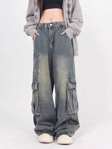 Women Jeans - Retro Blue - View 2