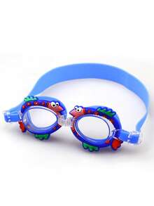 1 chiếc kính bơi trẻ em mới, chất liệu TPE, kiểu dáng hoạt hình, dành cho bé trai, bé gái, trẻ nhỏ, chống nước, chống sương mù, độ nét cao, hình con cua. - Nhiều kiểu dáng - Xem 7