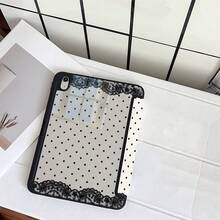1個黑色圓點蕾絲飾邊平板保護殼，附筆槽，適用於iPad第10代智慧保護蓋/11(A16 2025)/Galaxy S9/S7/S10+ - 彩色 - 查看 8